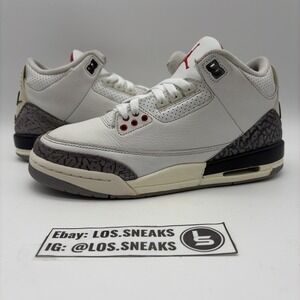 Size 7Y (GS) - Jordan 3 Retro Mid White Cement Reimagined (DM0967-100)